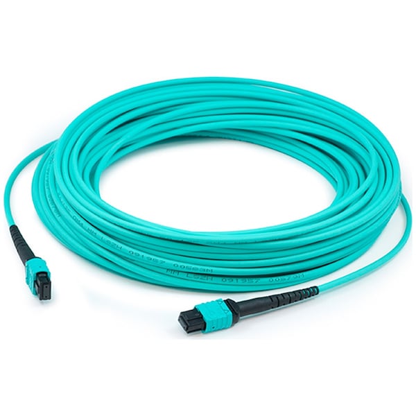 Add-On This Is A 40M Mpo (Female) To Mpo (Female) 12-Strand Aqua Crossover ADD-MPOMPO-40M5OM4 - main